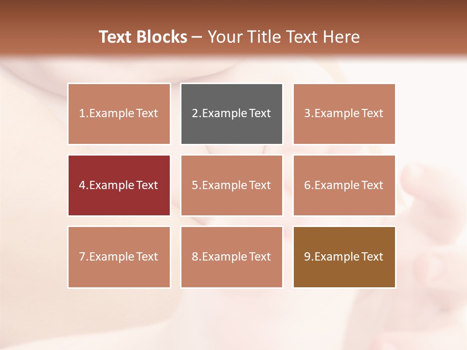 Male Parenting Finger PowerPoint Template