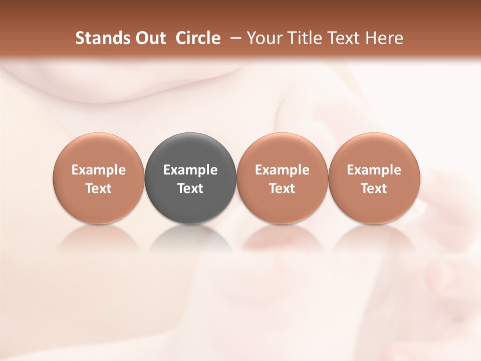 Male Parenting Finger PowerPoint Template