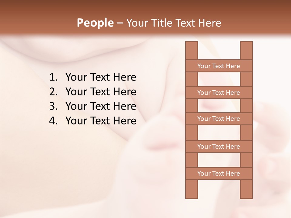 Male Parenting Finger PowerPoint Template