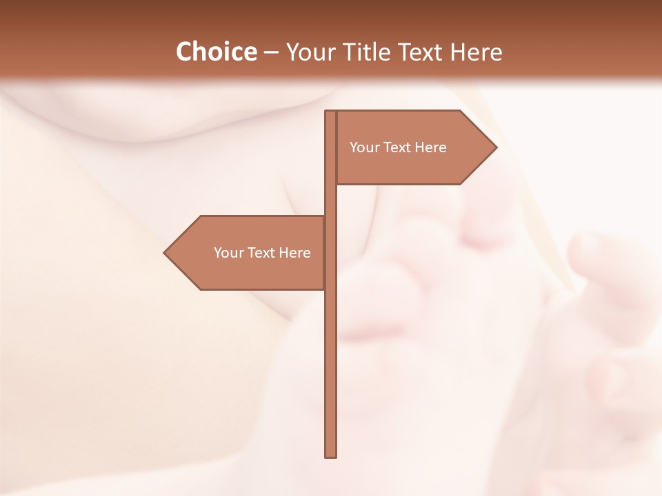 Male Parenting Finger PowerPoint Template