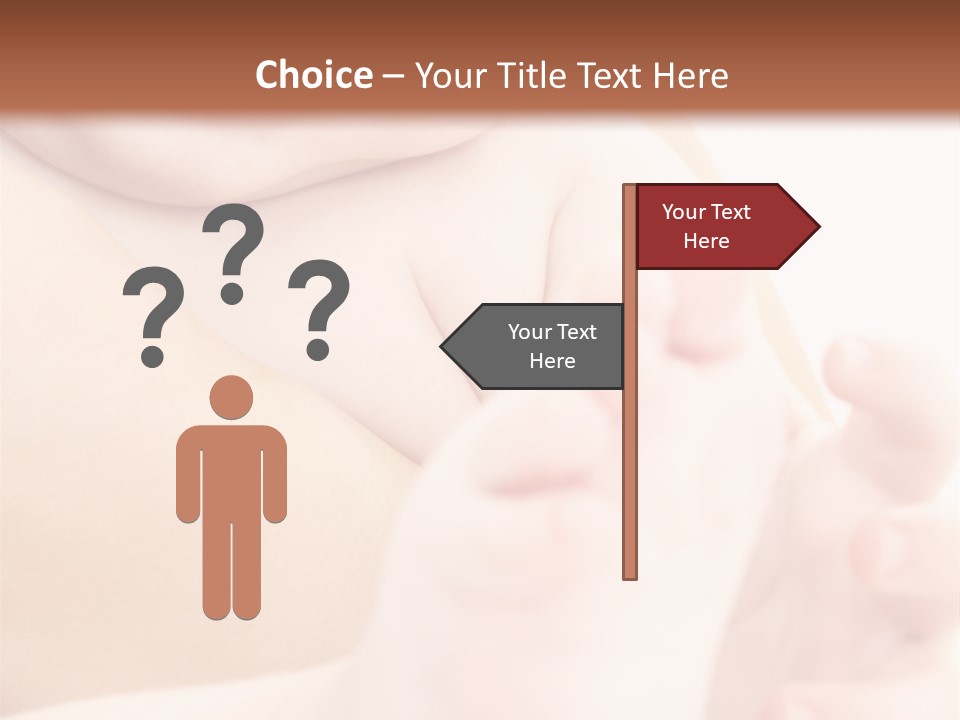 Male Parenting Finger PowerPoint Template