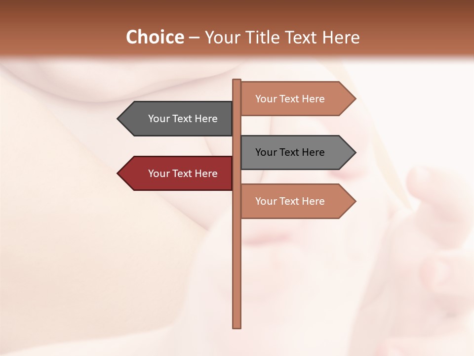 Male Parenting Finger PowerPoint Template