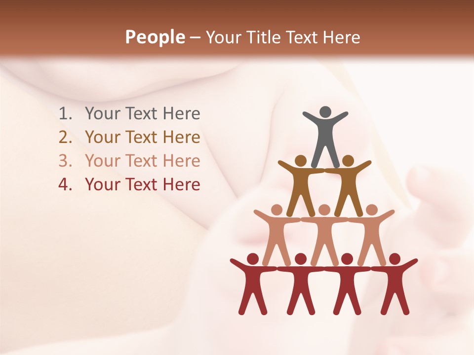 Male Parenting Finger PowerPoint Template