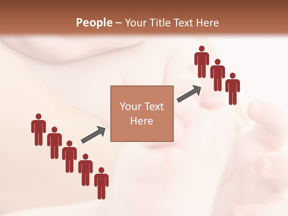 Male Parenting Finger PowerPoint Template