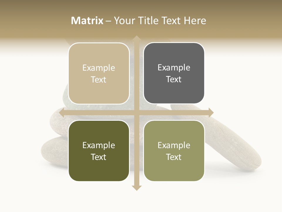 Zen Isolated Pile PowerPoint Template