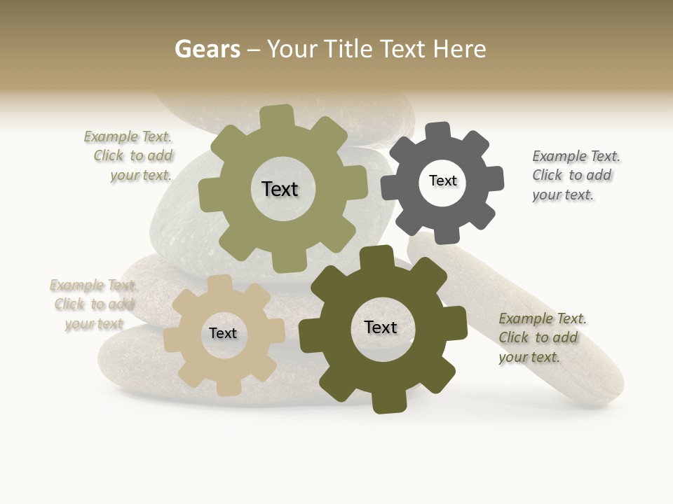 Zen Isolated Pile PowerPoint Template