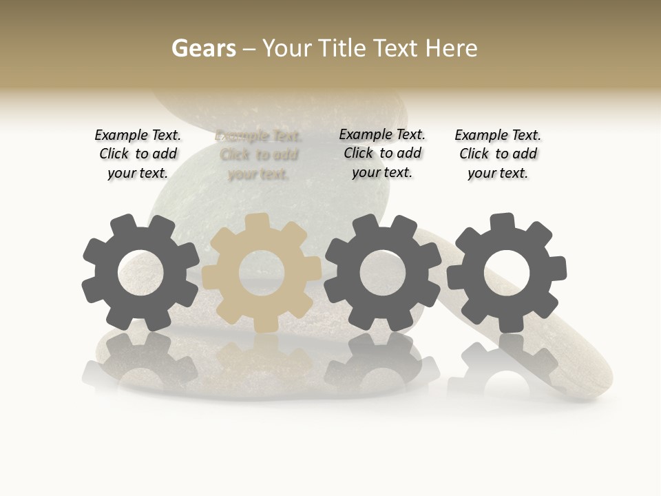 Zen Isolated Pile PowerPoint Template