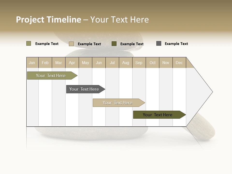 Zen Isolated Pile PowerPoint Template