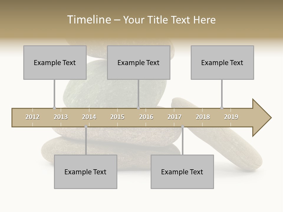 Zen Isolated Pile PowerPoint Template