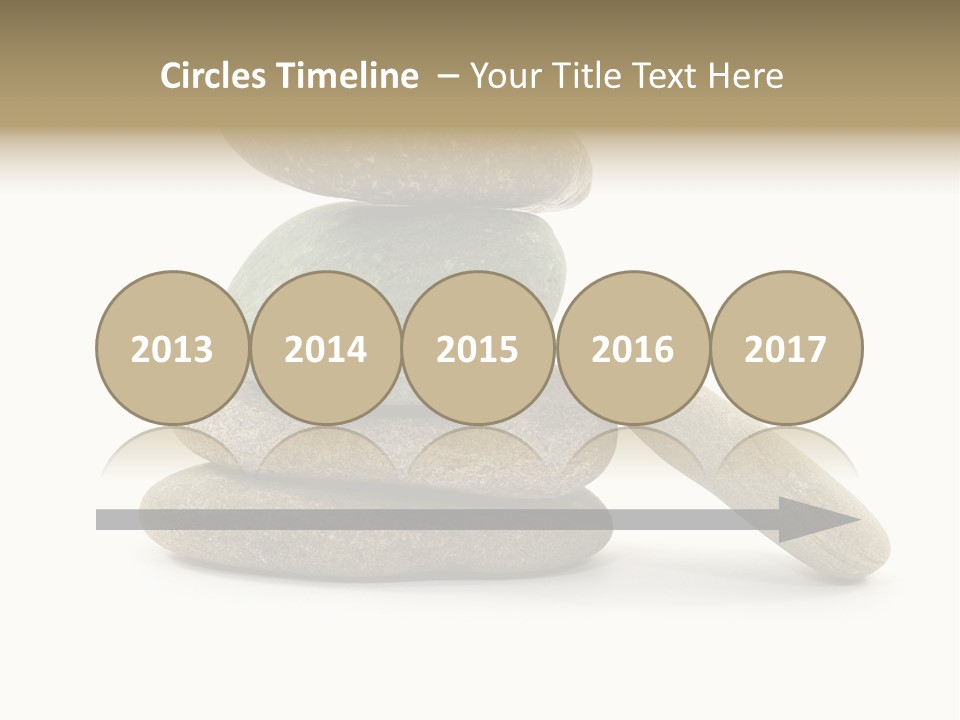 Zen Isolated Pile PowerPoint Template