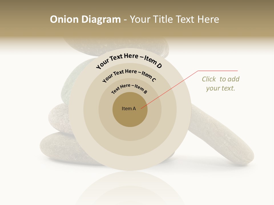 Zen Isolated Pile PowerPoint Template