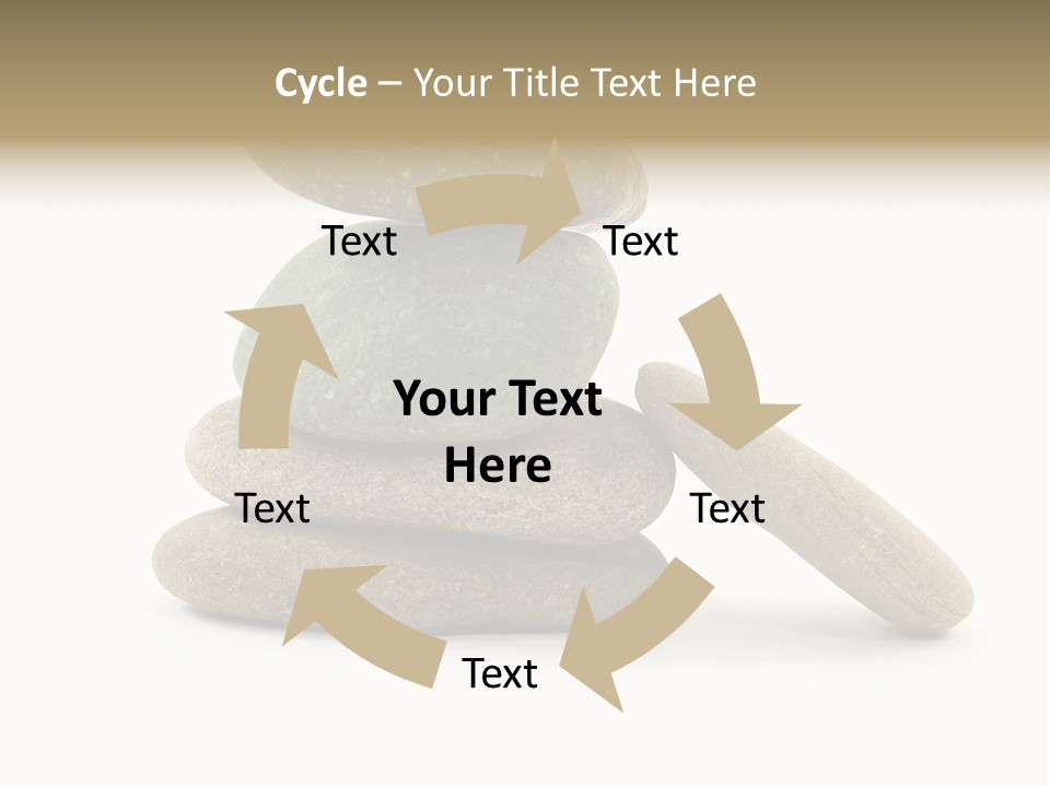 Zen Isolated Pile PowerPoint Template