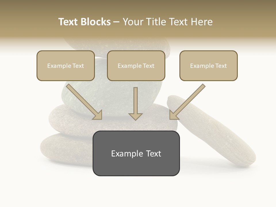 Zen Isolated Pile PowerPoint Template