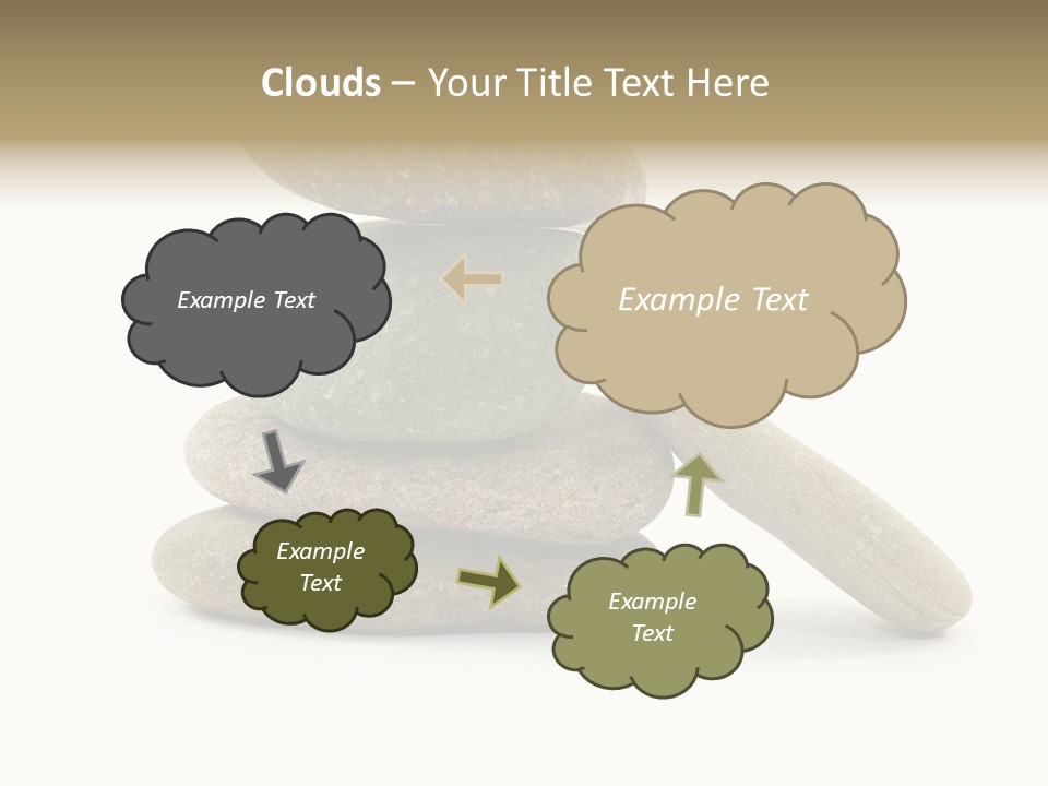 Zen Isolated Pile PowerPoint Template