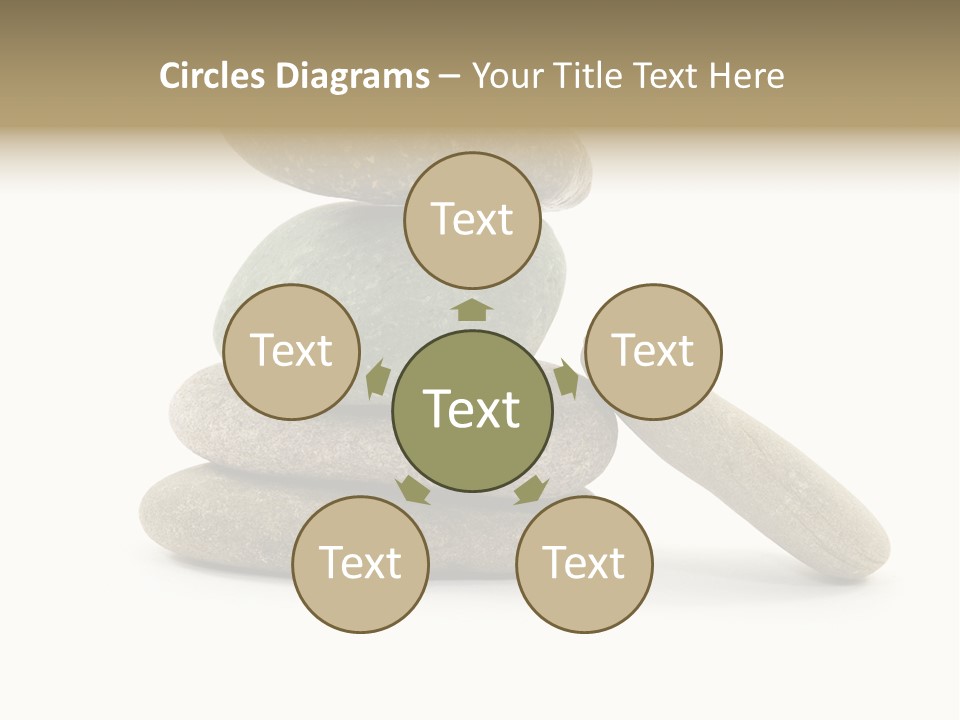 Zen Isolated Pile PowerPoint Template