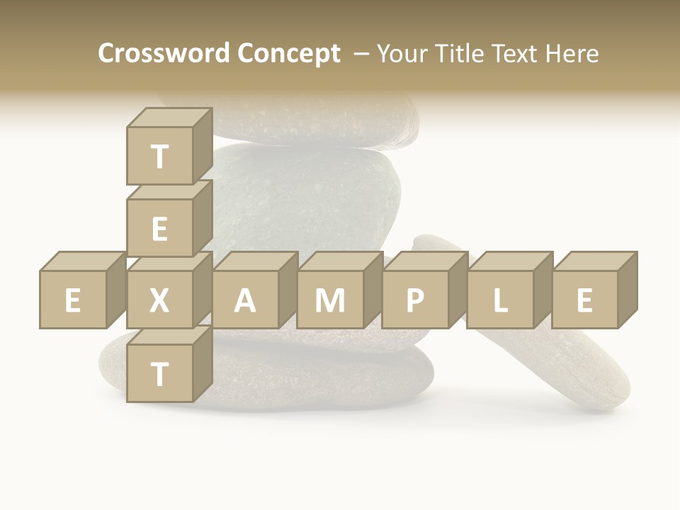 Zen Isolated Pile PowerPoint Template