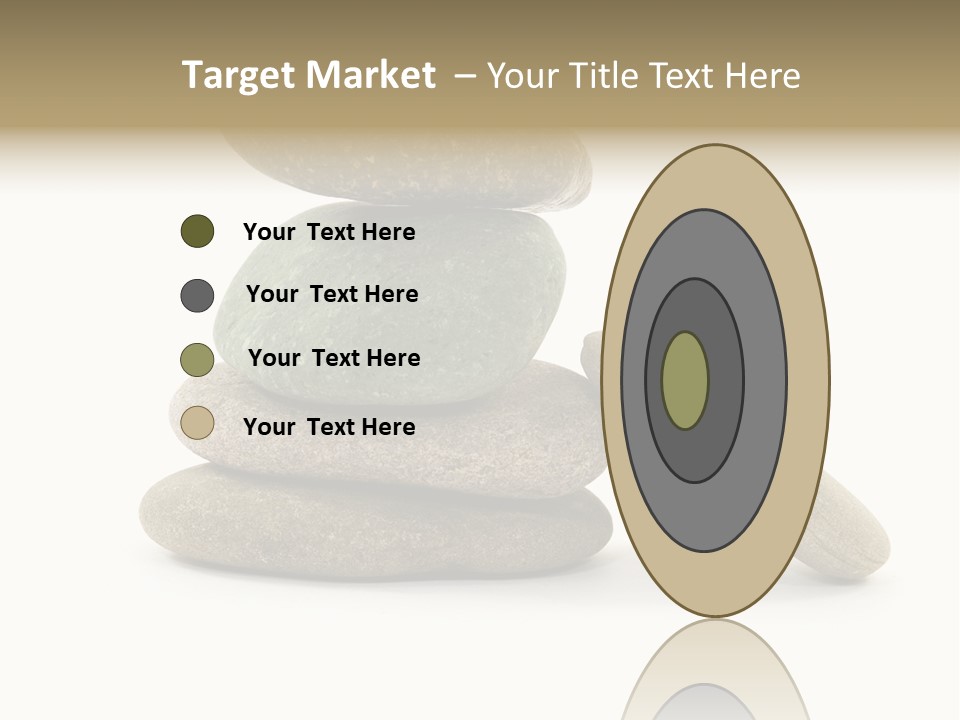 Zen Isolated Pile PowerPoint Template