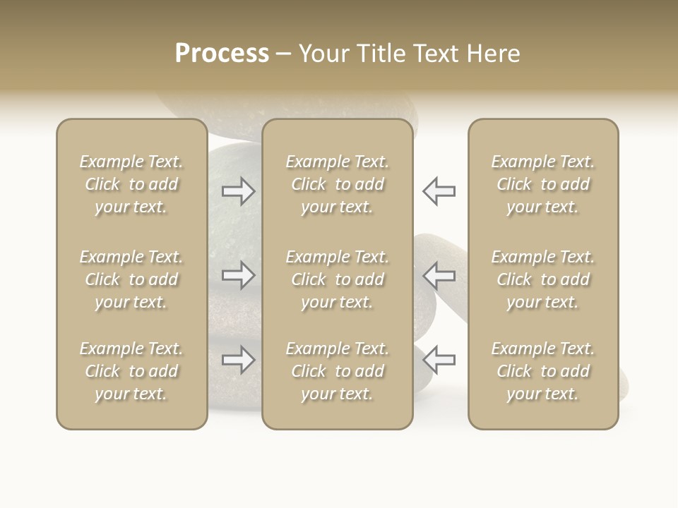 Zen Isolated Pile PowerPoint Template