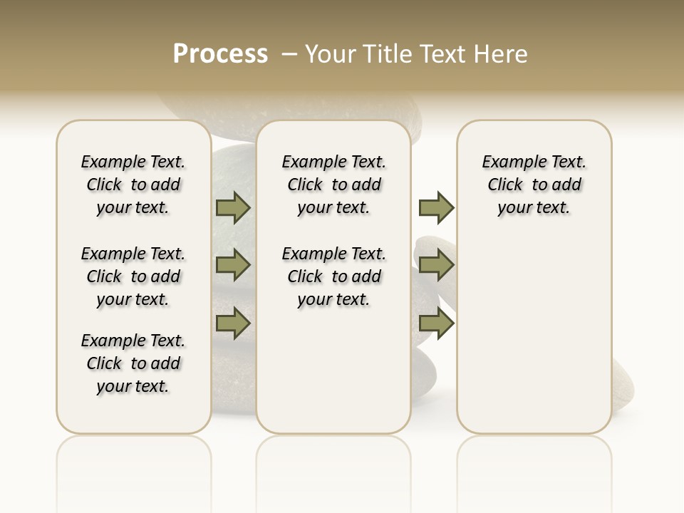 Zen Isolated Pile PowerPoint Template