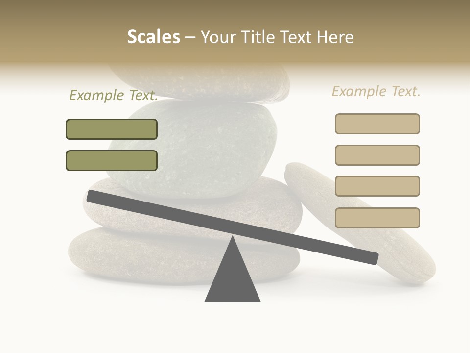 Zen Isolated Pile PowerPoint Template