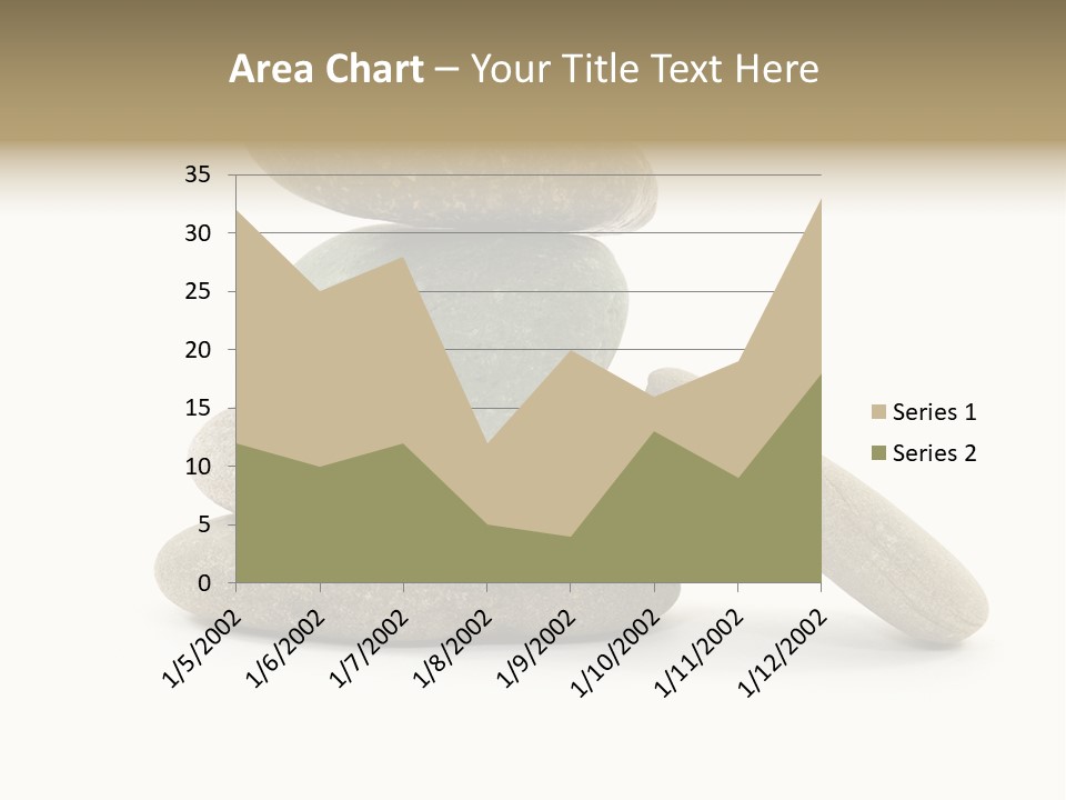 Zen Isolated Pile PowerPoint Template