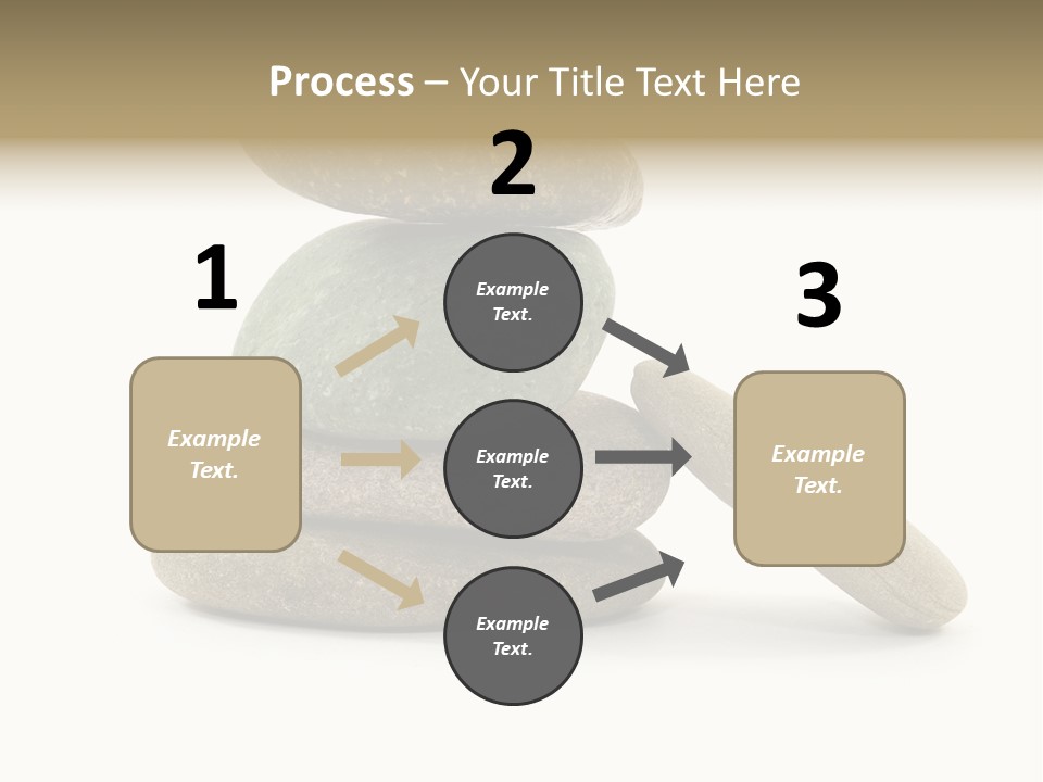 Zen Isolated Pile PowerPoint Template