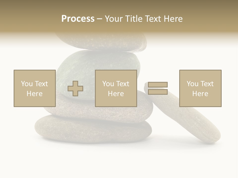 Zen Isolated Pile PowerPoint Template