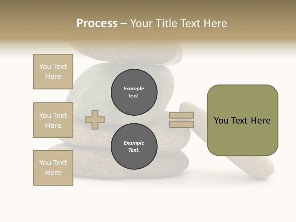 Zen Isolated Pile PowerPoint Template