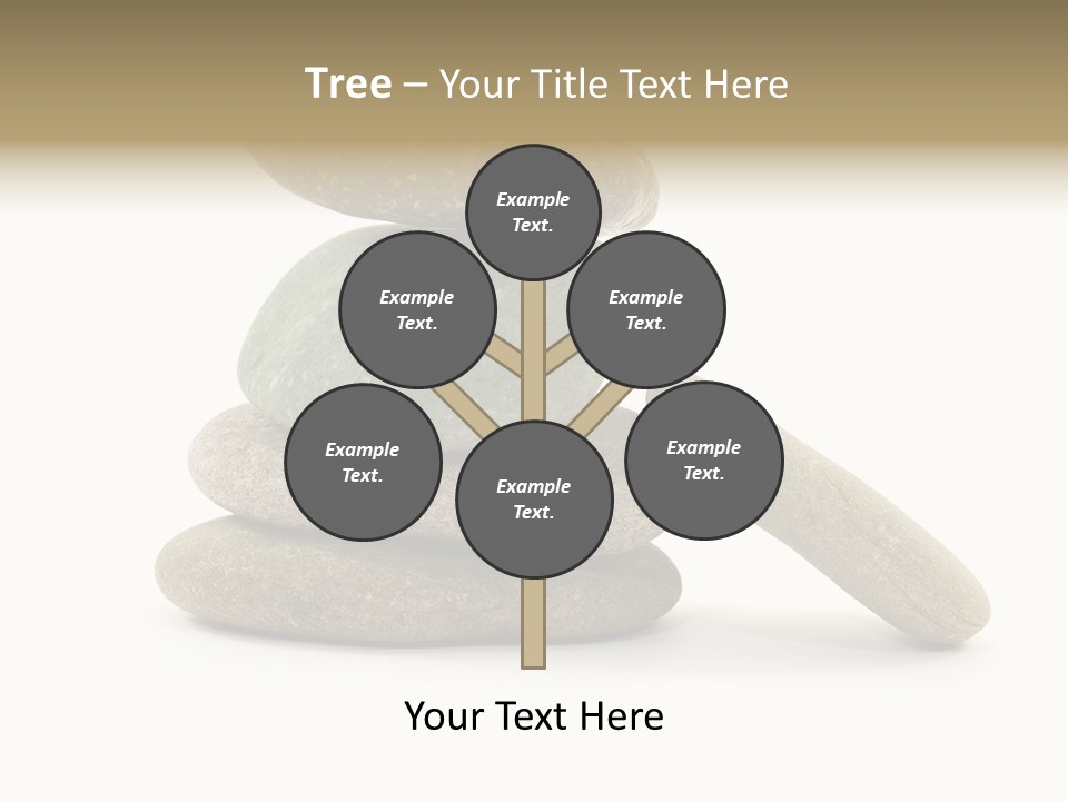 Zen Isolated Pile PowerPoint Template