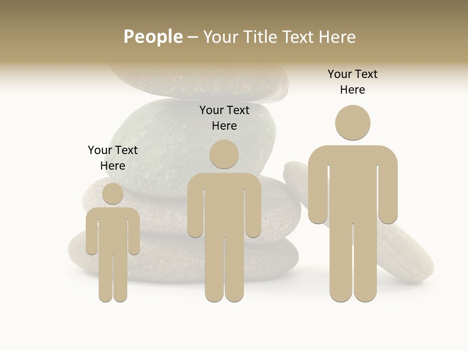 Zen Isolated Pile PowerPoint Template