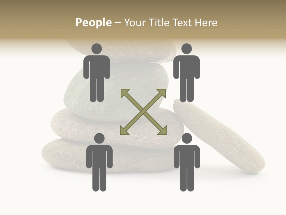 Zen Isolated Pile PowerPoint Template