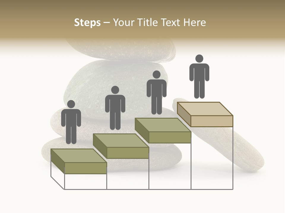 Zen Isolated Pile PowerPoint Template