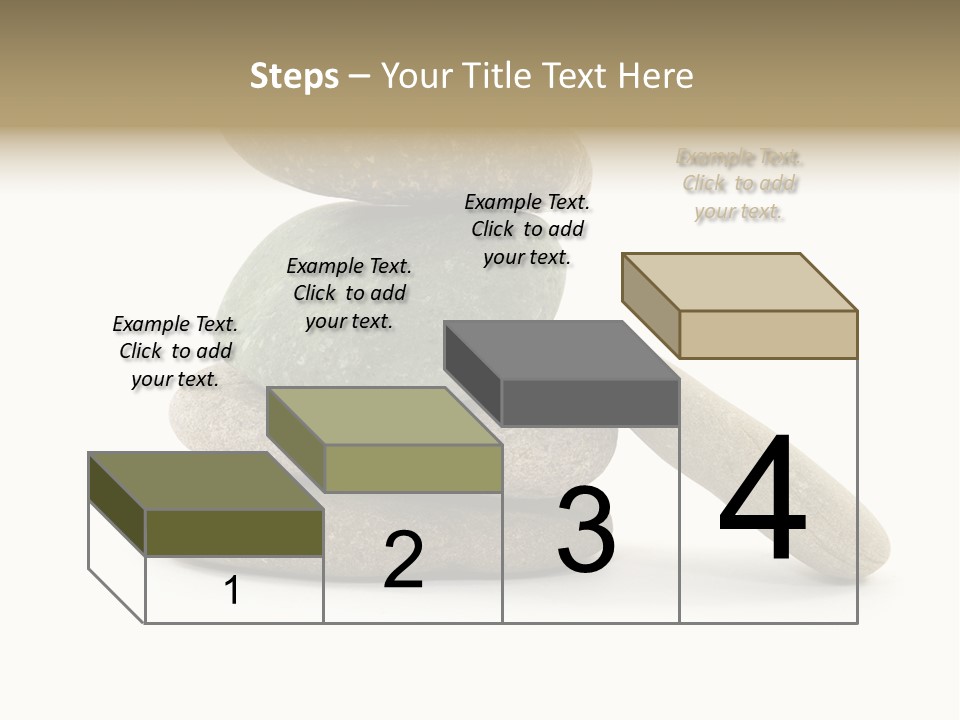 Zen Isolated Pile PowerPoint Template