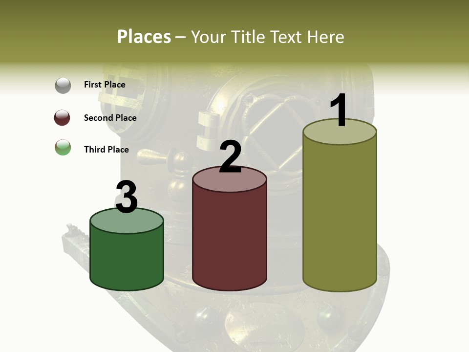 Dive Helmet Ocean PowerPoint Template