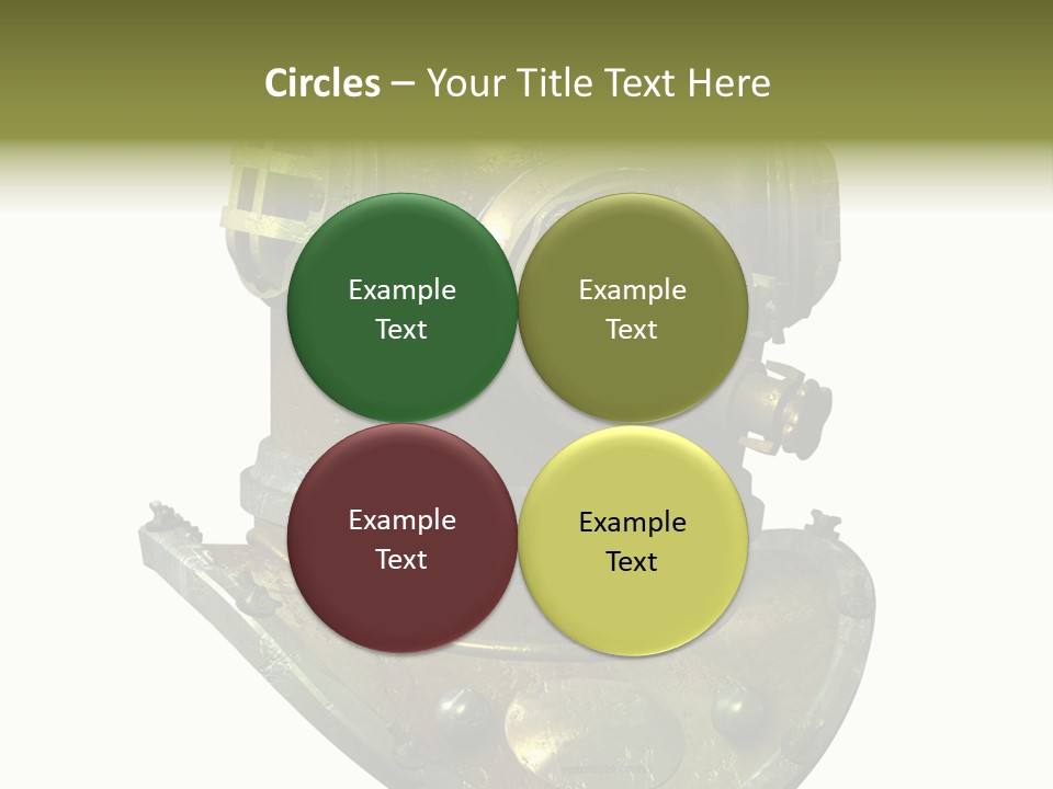 Dive Helmet Ocean PowerPoint Template