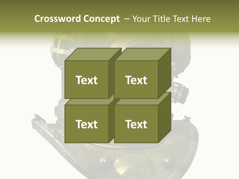 Dive Helmet Ocean PowerPoint Template