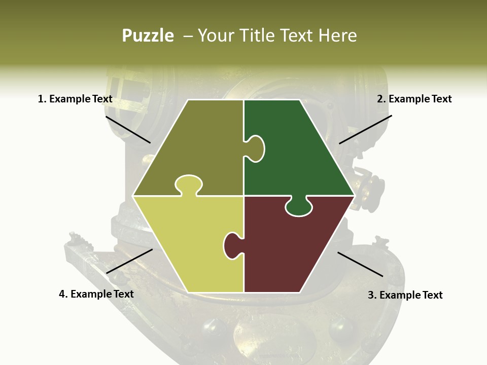 Dive Helmet Ocean PowerPoint Template