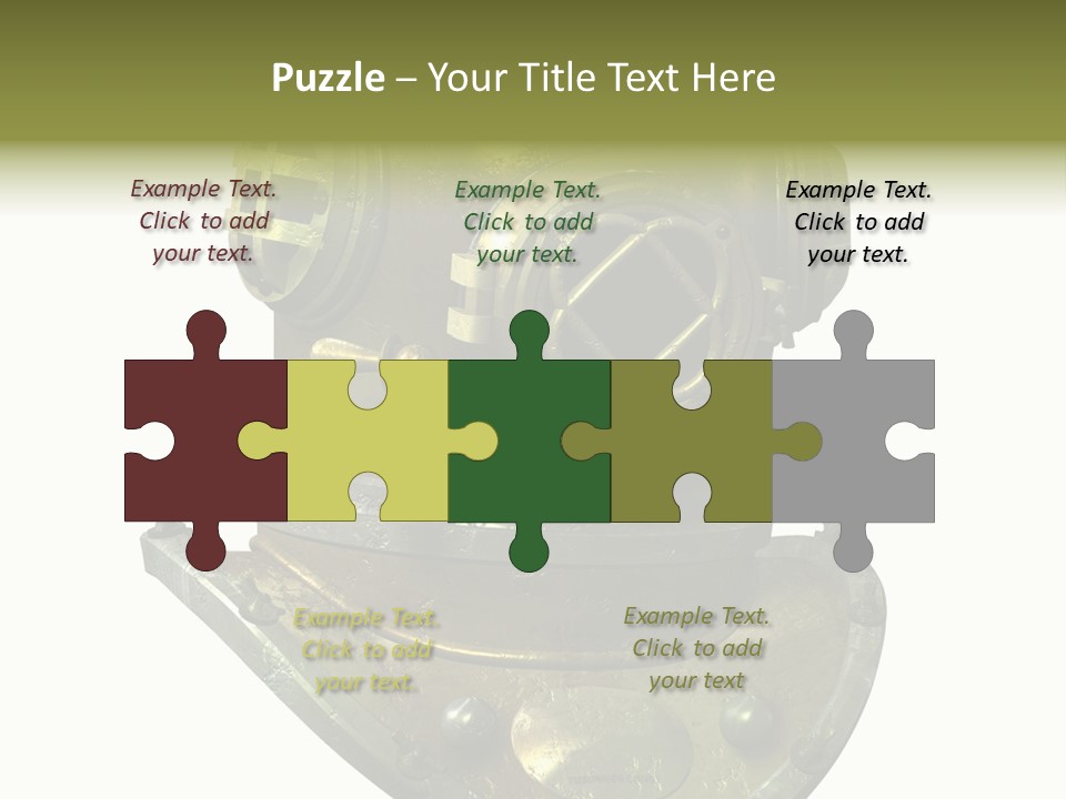 Dive Helmet Ocean PowerPoint Template