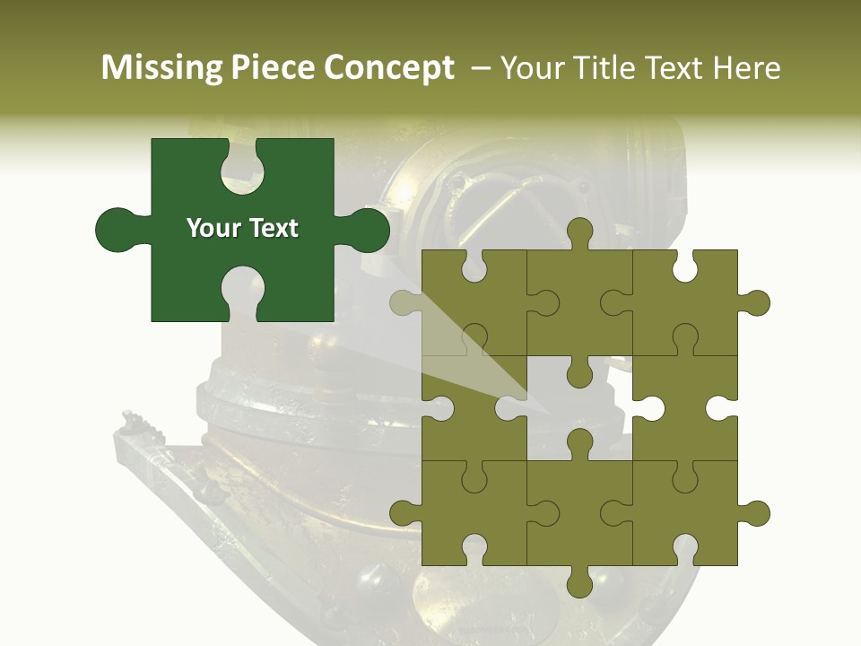 Dive Helmet Ocean PowerPoint Template