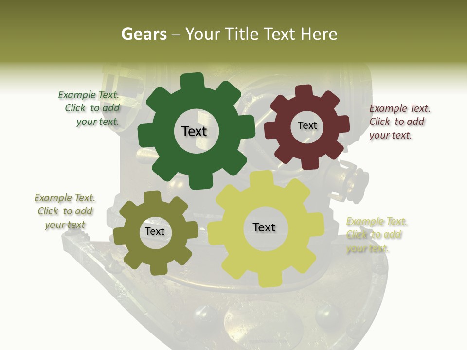 Dive Helmet Ocean PowerPoint Template