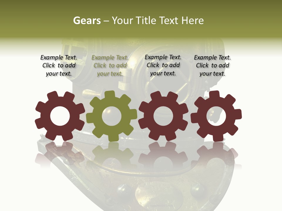 Dive Helmet Ocean PowerPoint Template