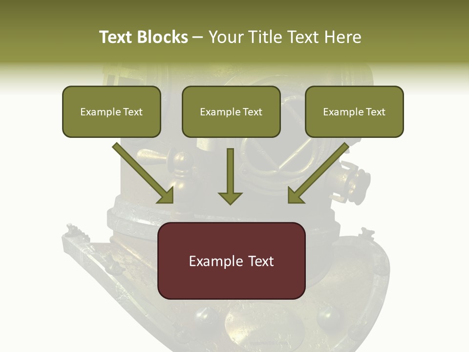 Dive Helmet Ocean PowerPoint Template