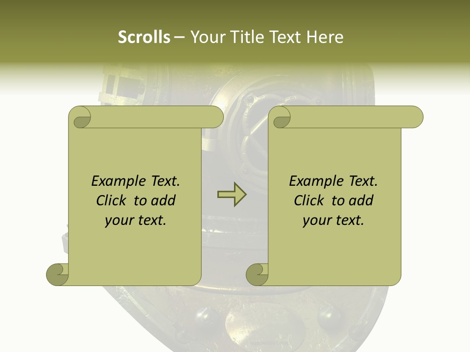 Dive Helmet Ocean PowerPoint Template