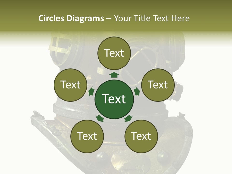 Dive Helmet Ocean PowerPoint Template