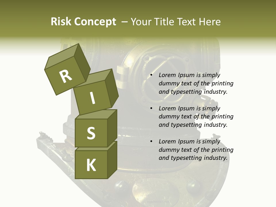 Dive Helmet Ocean PowerPoint Template