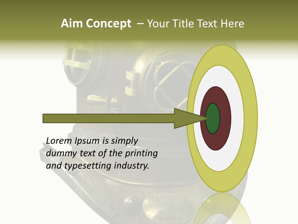 Dive Helmet Ocean PowerPoint Template