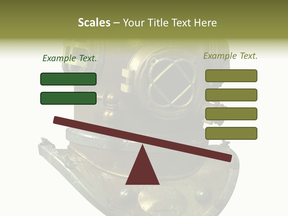 Dive Helmet Ocean PowerPoint Template