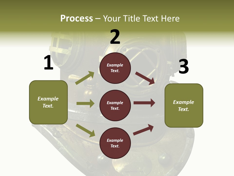Dive Helmet Ocean PowerPoint Template