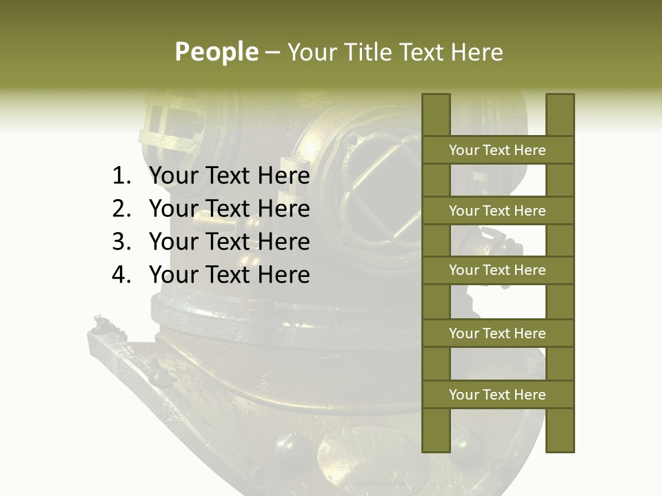 Dive Helmet Ocean PowerPoint Template