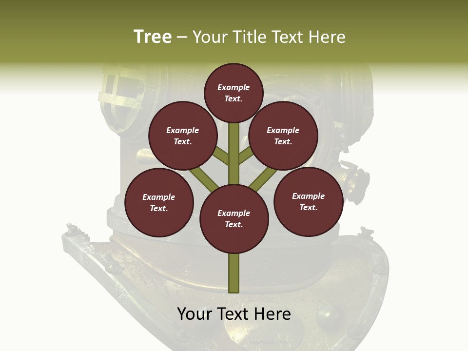 Dive Helmet Ocean PowerPoint Template